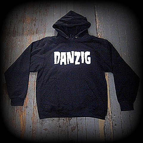 DANZIG / Logo/ Skull Hooded Sweatshirt / Front & Back Print